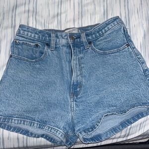 Abercrombie High Rise Mom Shorts